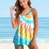 Women's Shoulder Strap Swimsuit Lemon Cooler Print Bikini Tankini Swimsuit