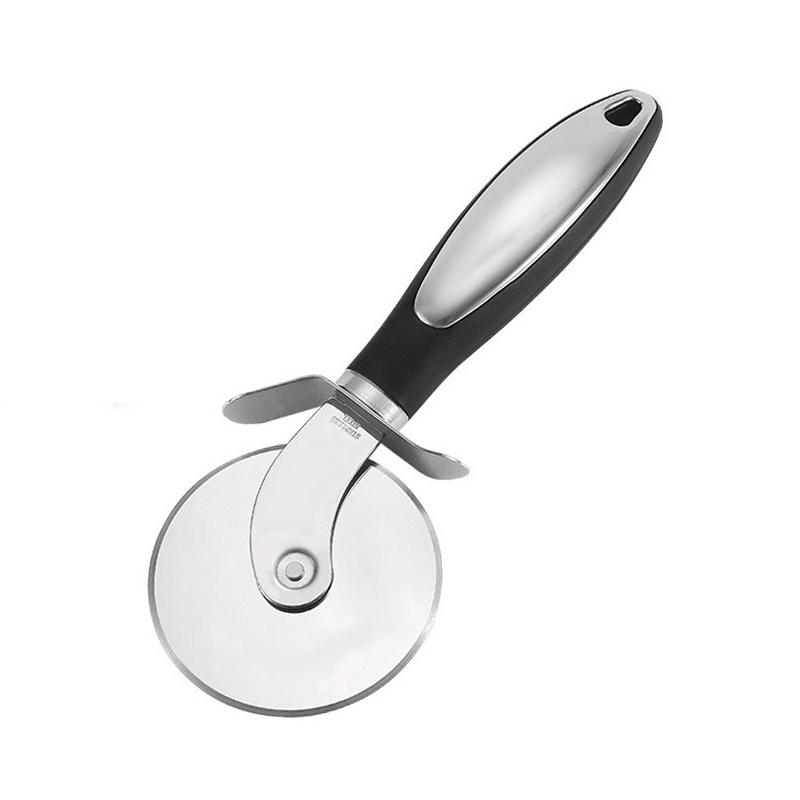 Колесо для пиццы, нож для пиццы из нержавеющей стали, колесо для пиццы, легко режется и чистится, подходит для резки корок, пирогов и многого другого