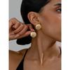 1pair Elegant & Exquisite Seashell Shaped Earrings With Fashionable Style