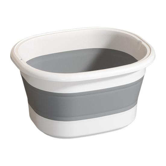 Складная ванночка для ног с крышкой, переключение двух режимов, складной дизайн одним касанием, таз для ног, эргономичный, антивозрастной, инструмент для ухода за лапами питомца