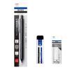 Tombow Mono Graph Light Full Black Shaft Mechanical Pencil with Replacement Eraser and Lead Set 0.5mm PCB-321BAZ