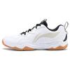 CS6 Non-Slip Wear-Resistant Breathable Low-Top Badminton Shoes Unisex Shoes White AYTS055-1