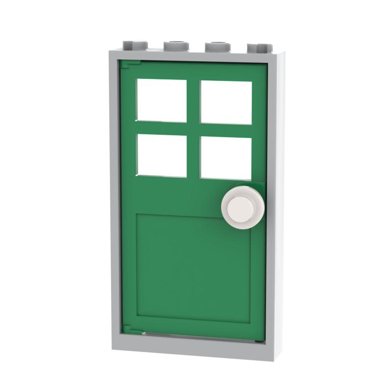 Дверные Оконные Строительные Блоки Совместимые с Крупными Брендами Детские Игрушки 60596 60623 6141 Раннее Обучение MOC Образовательные Подарки