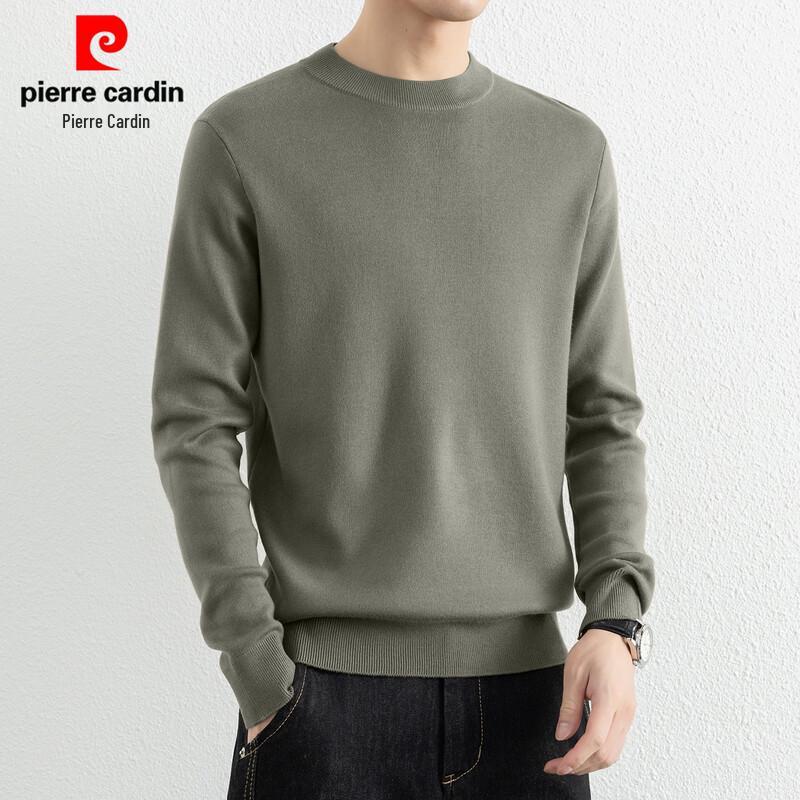 Pierre Cardin Мужской утолщенный вязаный свитер с круглым вырезом