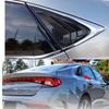 For For KIA Optima K5 2020-2025 Car Rear Louver Window Side Shutter Cover Trim Sticker Vent Scoop ABS Carbon Fiber Accessories
