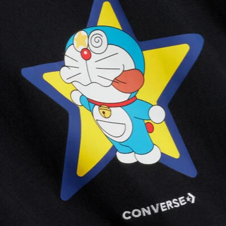 Converse X Doraemon Graphic Printed Crewneck T Shirt 10028894-A01