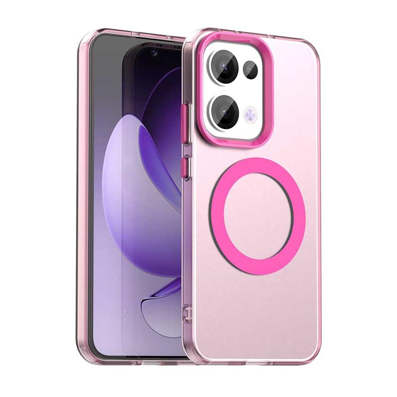 Transparent Case For Oppo Reno 13 Case Oppo Reno 13 5G Magnetic Adsorption Wireless Charge Cover For Oppo Reno 13 Case 6.59 inch