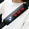 BBIQ7 Car Sticker 2pcs Car-styling Carbon fiber Car Seat belt Cover Protective Pad for BMW M power X1 X3 X5 X6 Performance M3 M5  E90