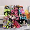 Powerpuff Girls Cute pattern Flannel Blanket, High quality Comfortable for All Seasons, Home Decor, Warmth and Comfort, Perfect for Gifts.