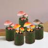Resin Mushroom Simulation Potted Plant Fake Mushroom Potted Plant Mushroom Flower Potted Plant