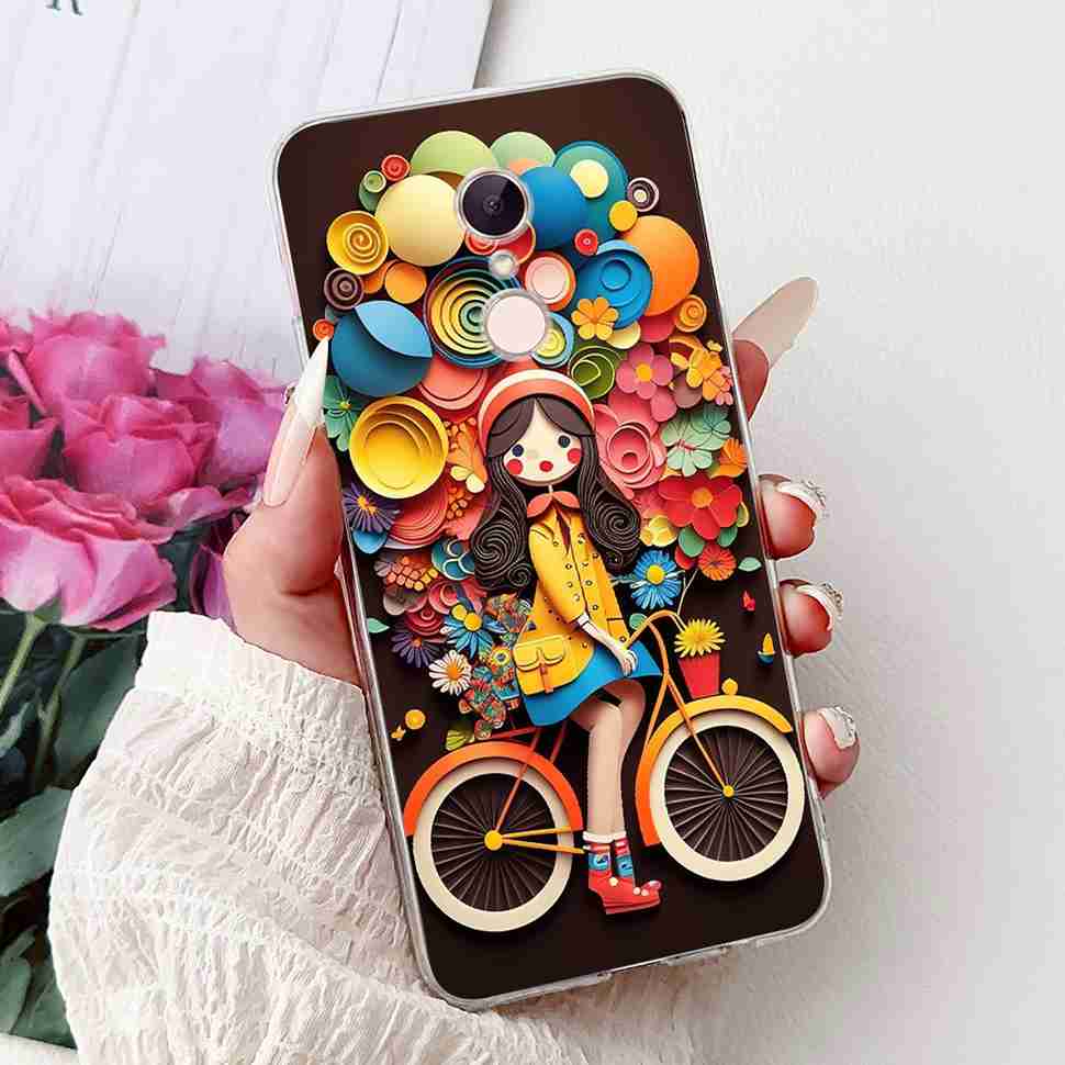 Для Xiaomi Redmi 5 MDG1 5.7" Чехол Модная Девушка Цветок Мягкий Силикон ТПУ Чехол Для Redmi5 REDMI 5 MDI1 Ударопрочные Чехлы для Телефона