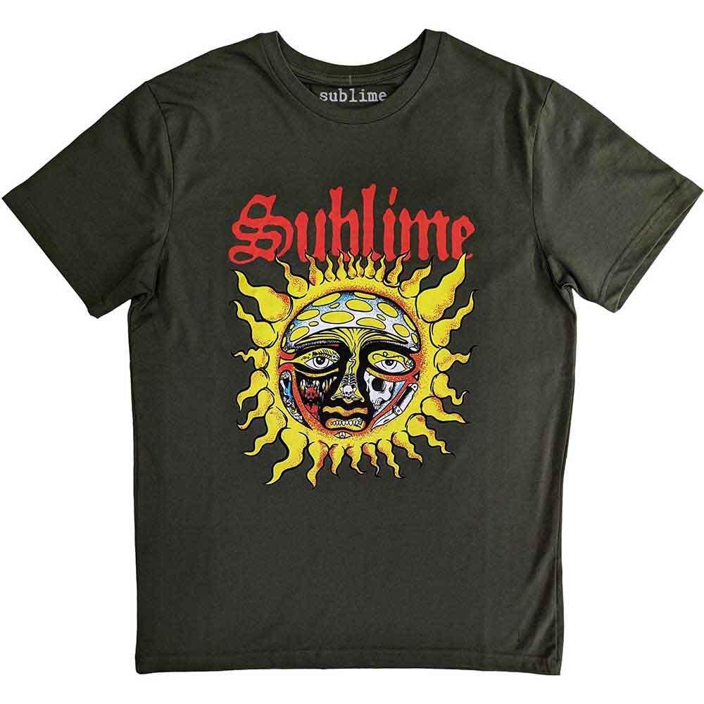 Sublime Yellow Sun T-Shirt Green New Unisex T-Shirt