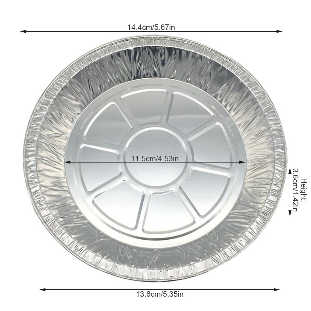 50 шт. Противни для выпечки с прозрачными крышками Подложка для фритюрницы для заморозки Пицца Хлебные лотки Контейнеры для разогрева Тарелки для пирогов Кухонная утварь