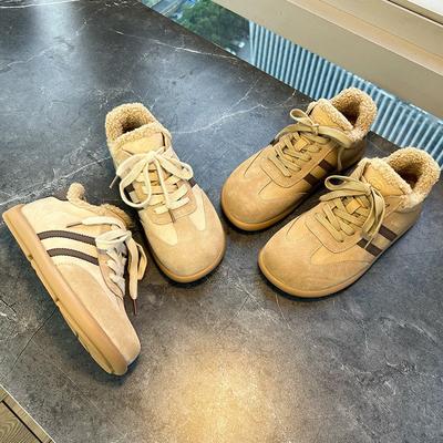 Кожаные женские зимние новые туфли на плоской подошве, бархатные, белые, женские повседневные модные туфли, универсальные туфли