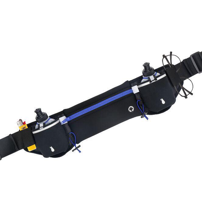 Многофункциональная поясная сумка для занятий спортом на открытом воздухе, с держателем для бутылки с водой