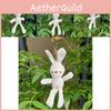 Adorable Miniature Corn Rabbit Plush Toy Keychain Doll Soft Stuffed Animal