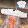 Вакуумная упаковочная машина для пищевых продуктов, 220 В, автоматическая бытовая вакуумная упаковочная машина для пищевых продуктов с 50 шт. вакуумных пакетов