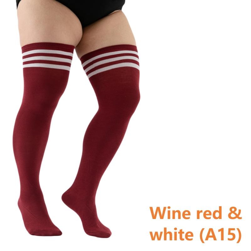 Эластичные гольфы больших размеров, большие носки до бедра, длинные носки XXXL, женские носки, гетры