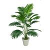 Искусственное дерево Растение для гостиной Арека Пальма 83 см 18 листьев Пластик в кремовом горшке