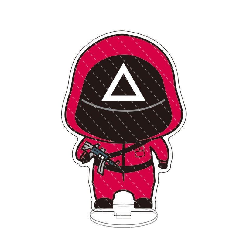 Изысканная акриловая фигурка стенд «Игра в кальмара» для фанатов и коллекционеров