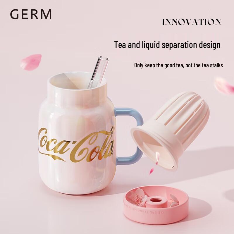 Geni Coca-Cola Co-branded 730ml Ceramic Tea Cup