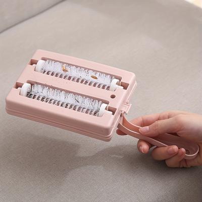 Щетка для чистки дивана с двойным роликом, Щетка для чистки ковров, Щетка для чистки ковров, Многофункциональная щетка для удаления пыли с домашних животных