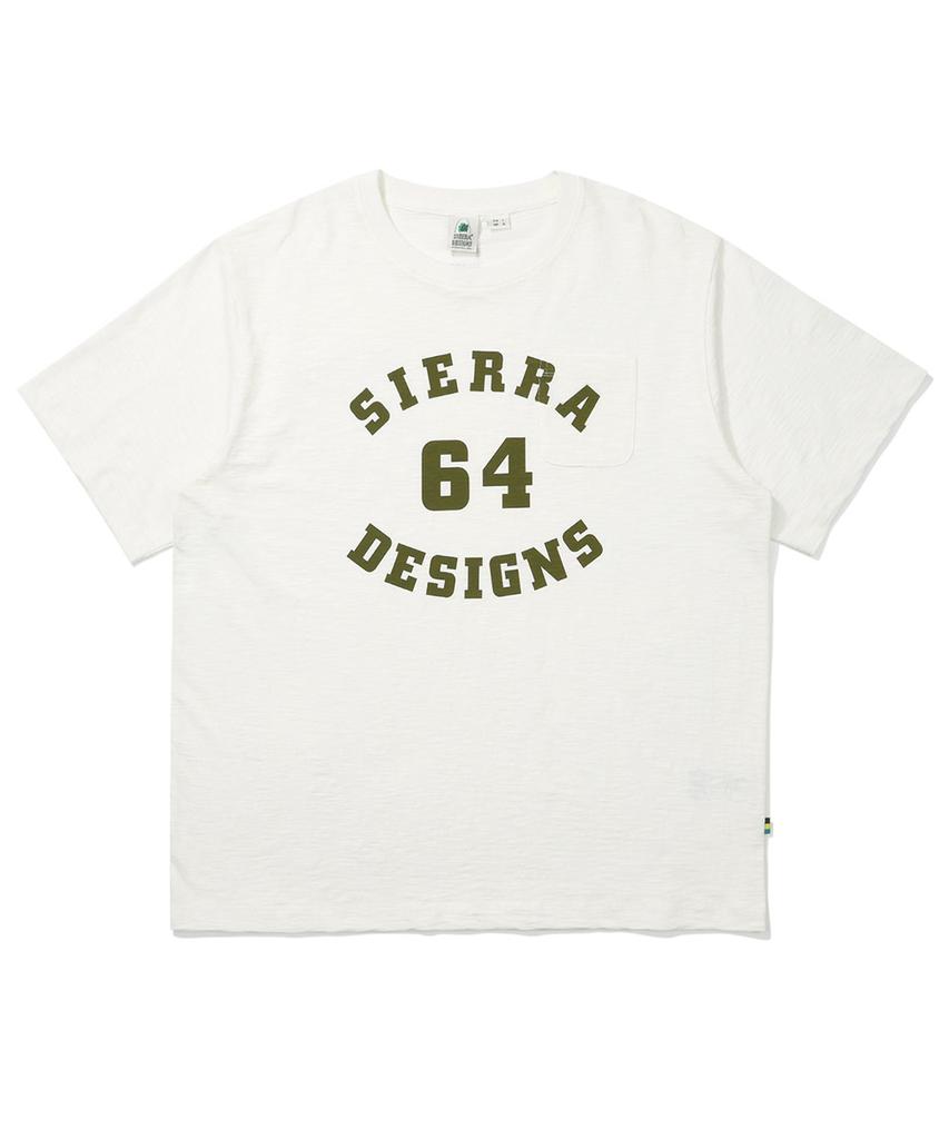 SIERRA DESIGNS 6040 Оригинальная футболка с коротким рукавом Цвет: Слоновая кость