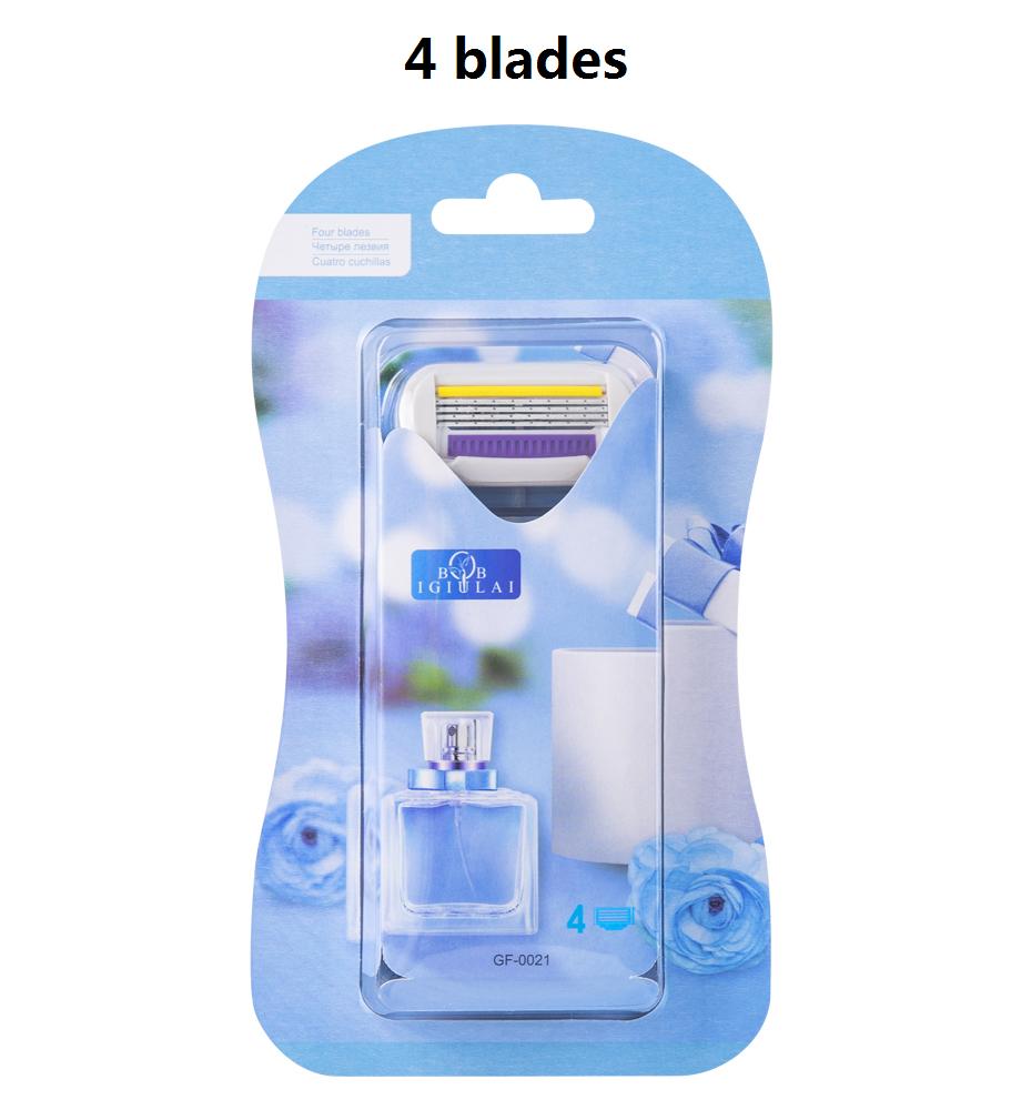 Высококачественный женский бритвенный набор для тела и бикини с алоэ, безопасная бритва со сменными головками Venus