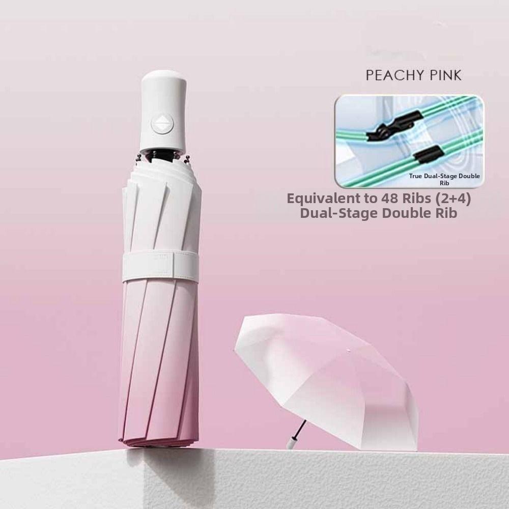 Waterproof Automatic Umbrella Strong Windproof Sunproof  Brolly Folding Umbrella  Sunshade