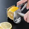 Handheld Tomato Slicer Lemon Cutter Stainless Steel Cutting Aid Slicing Holder Kitchen Gadget