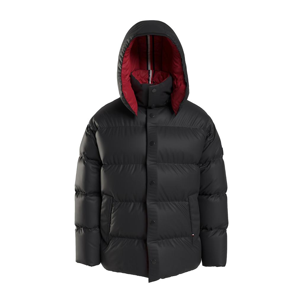 Tommy Hilfiger Двусторонняя хлопковая куртка с капюшоном Мужские куртки 78J4554-001