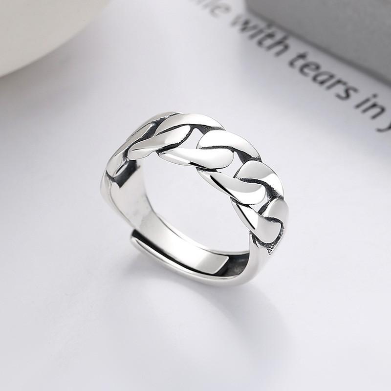 Yan Yu 2025 Унисекс Модное кольцо с плетеной цепочкой