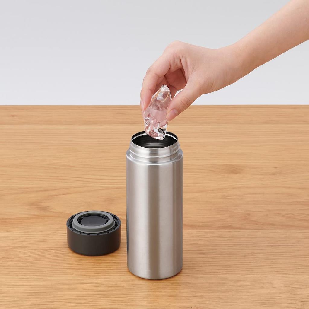 MUJI Stainless Steel Insulated Bottle, Approx. 350ml, 44593769