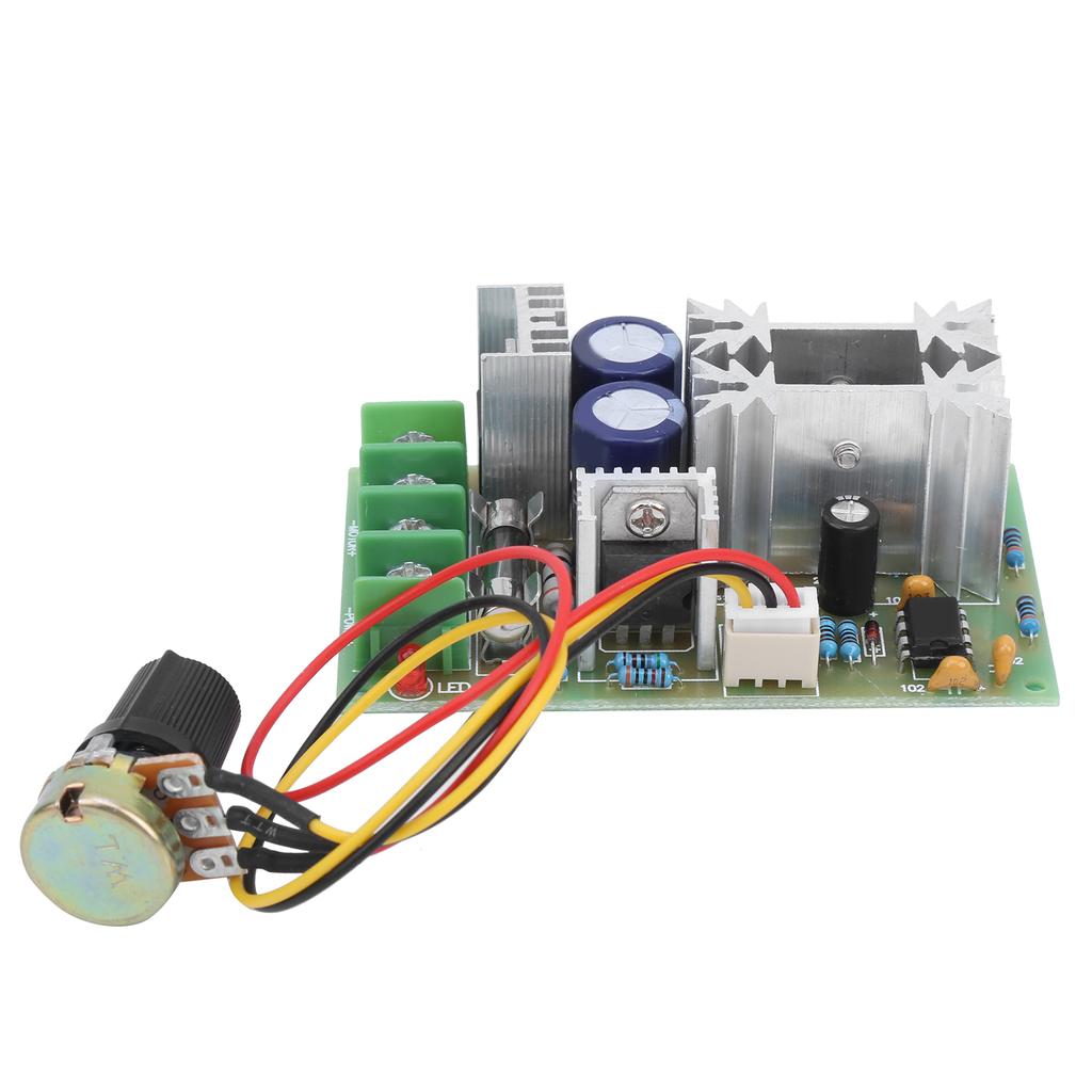 Модуль регулирования скорости двигателя DC12V24V36V48V Высокомощная плата управления ШИМ 20A DC1060V