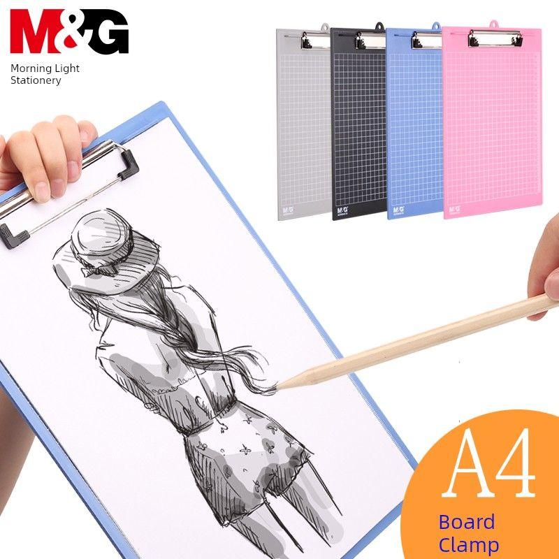 Office Supplies Vertical Plastic Note Board Plate Holder Board A5 Plate Holder Signature Board Pad for Writing Menu Holder Multi-Layer File Folder