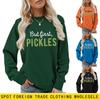 Womens Oversized Cotton Hoodie Sweatshirt With Print Design Fall Winter 2025 Casual Streetwear