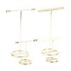 Earrings Display Stand Gold Earrings Display Rack T-Shape Earrings Showcase