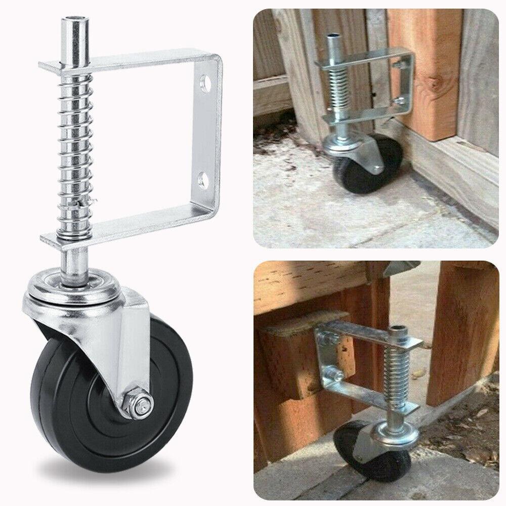 Горячая поставка для дома Резиновое бесшумное колесо для двери Ролик-колесико для ворот Ползунок Колесо для загруженных ворот Пружинное колесо