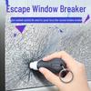 Multifunctional Car Safety Hammer: Spring-Loaded Glass Breaker & Emergency Escape Tool