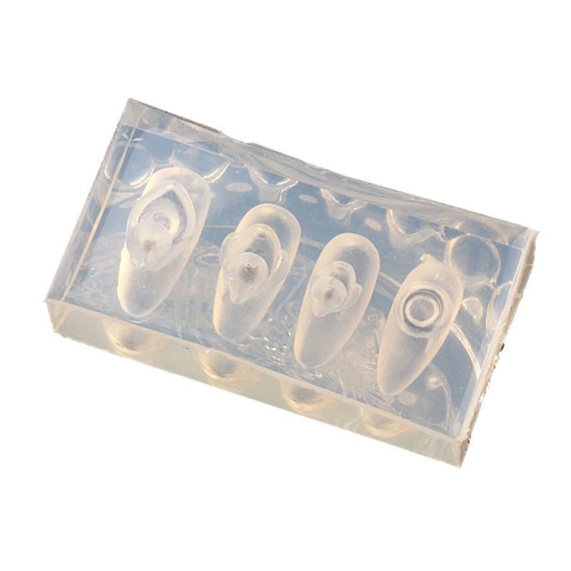 Милая утка, силиконовая форма для резьбы по ногтям, украшение для ногтей, шаблон для резьбы, формы для литья из смолы, инструменты для дизайна ногтей Maincure