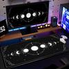 XXL Градиентный Коврик для Мыши Таро PC Большой Игровой Коврик для Мыши Астрология Черно-Белый Коврик для Мыши Эстетичный Небесный Фазы Луны Настольный Коврик HD