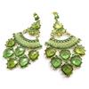 Les Trésors De Lily [M8221] - Зеленые дизайнерские серьги «Алтай»