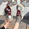 2025 New Dad Shoes Women's Shoes Popular Spring and Autumn Super Fire Versatile Muffin Thick Sole Heightening Sports and Leisure Shoes