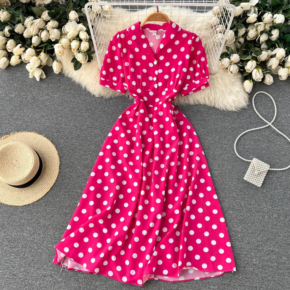 RUGOD Маленькое шифоновое платье Fresh Mori Super Fairy, темпераментное платье с V-образным вырезом, среднее и длинное платье феи Platycodon, платье для французского чая-брейка