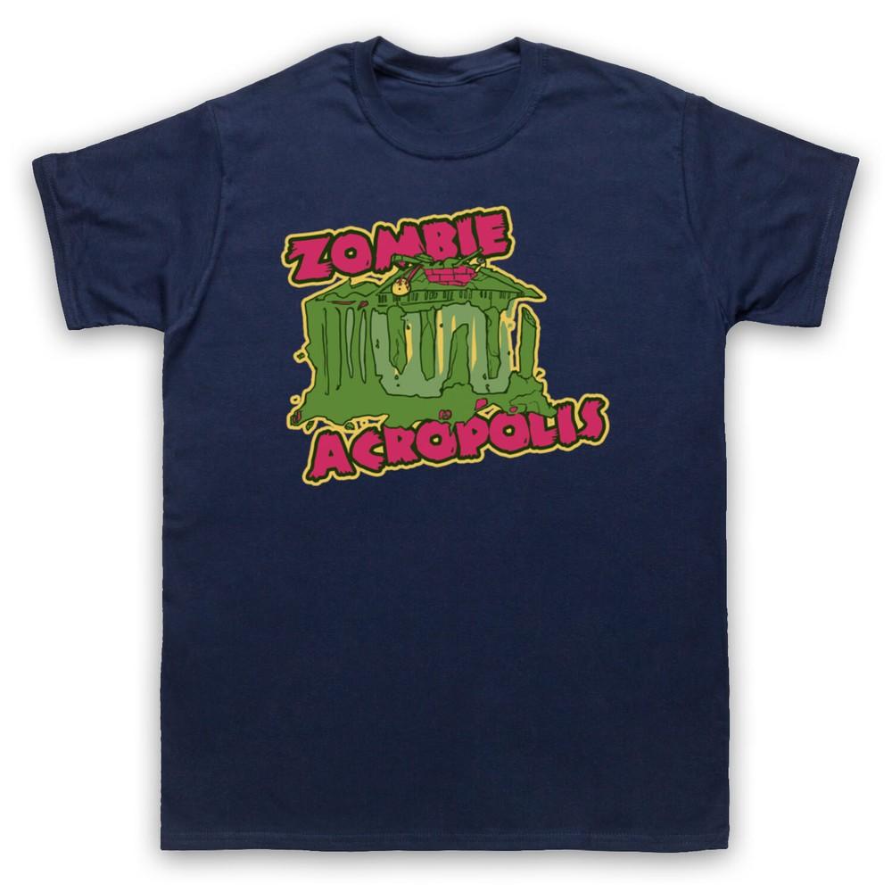 Zombie Acropolis Apocalypse Parody Joke Slogan Funny Mens And Womens T-Shirt