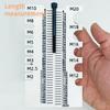 Portable Lightweight Precise Screw Measuring Gauge Suitable For Mechanic Engineers 150mm Length With Lightweight Design