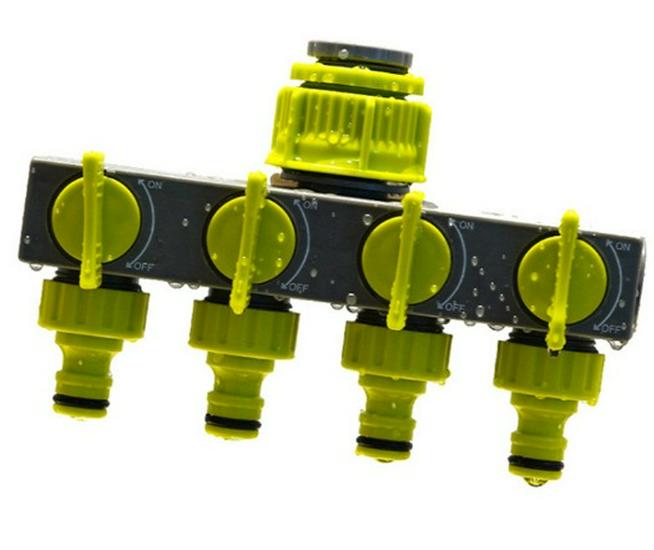 Эффективный соединитель для садового шланга для капиллярного микрораспыления