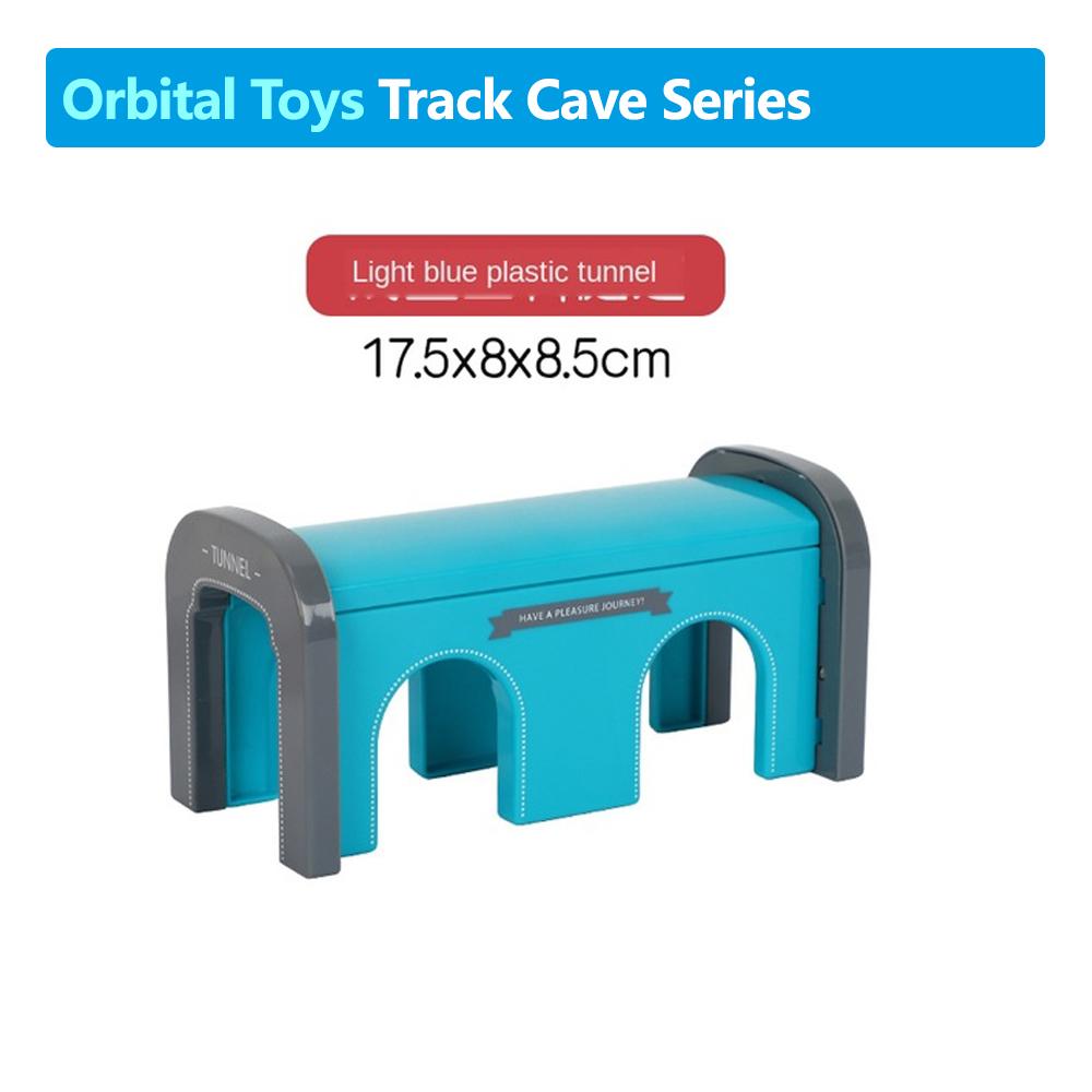 Новый небольшой туннель для поезда в пещере, строительный блок, аксессуары для треков, детские деревянные треки, совместимые игрушки S8