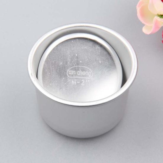 3 шт./набор 2-дюймовая форма для выпечки торта Полезная съемное дно Алюминиевый сплав Легкая круглая форма для чизкейка для выпечки