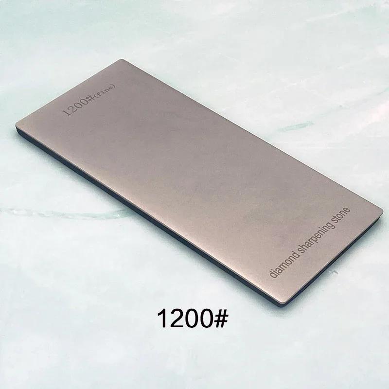 Алмазные точильные камни 120/600/1500/3000 грит Точилка для ножей Нескользящая основа Набор инструментов для заточки кухонных ножей Пластина-хлопья